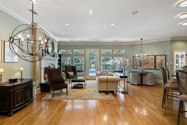 a kitchen with stainless steel appliances granite countertop a stove and a refrigerator