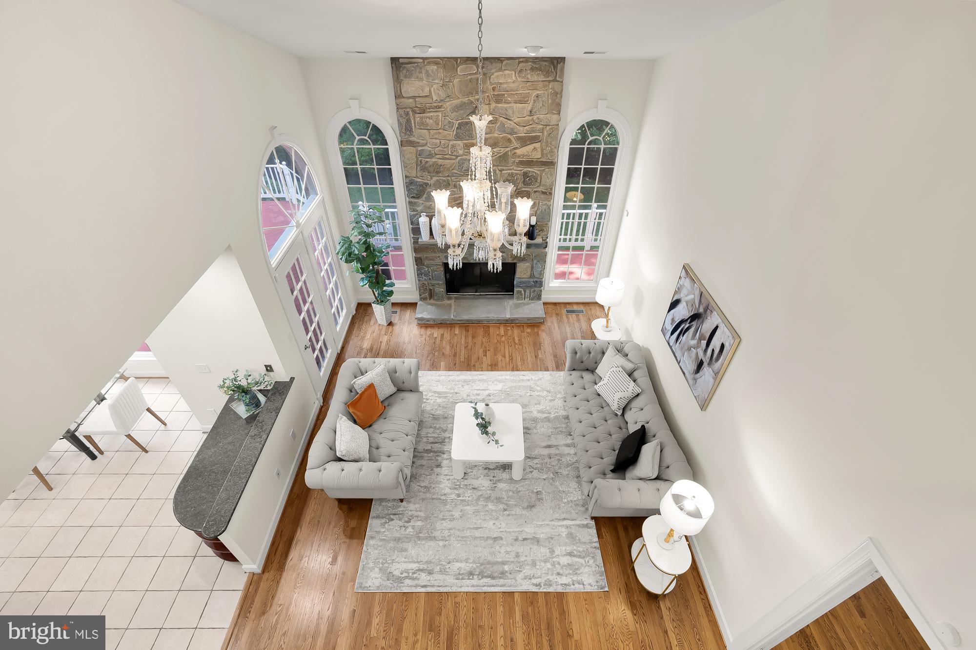 8909 Bells Mill Road Potomac, MD 20854 - Photo 16 of 71 View of great room from mezzanine