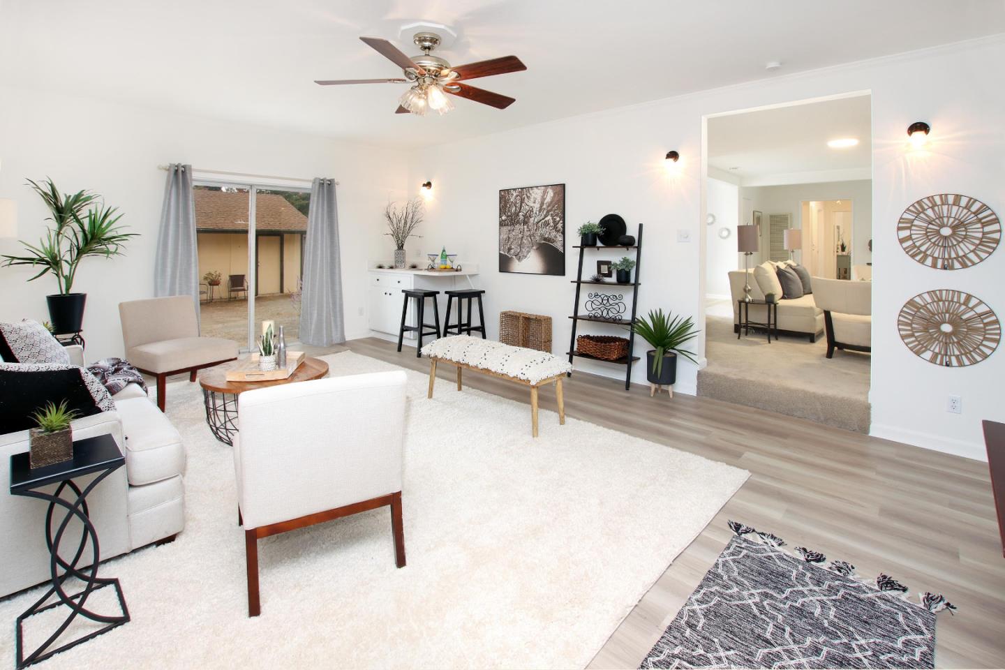 3005 Granite Creek Road Scotts Valley, CA 95066 - Photo 14 of 26 a living room with furniture and wooden floor