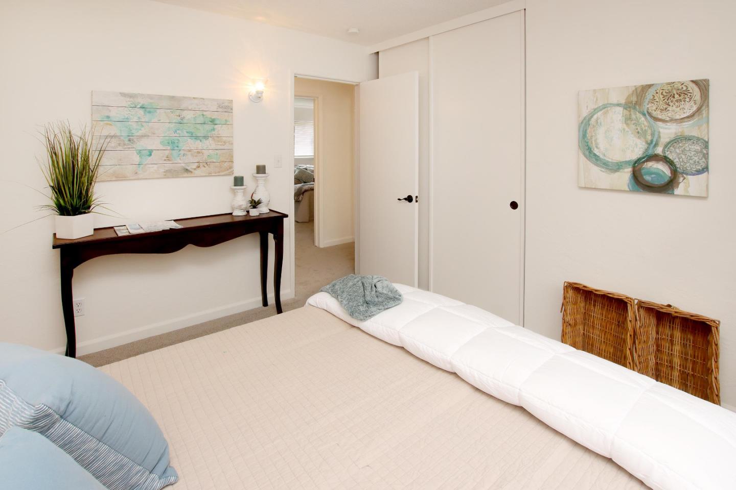 3005 Granite Creek Road Scotts Valley, CA 95066 - Photo 22 of 26 a bedroom with a bed and a window