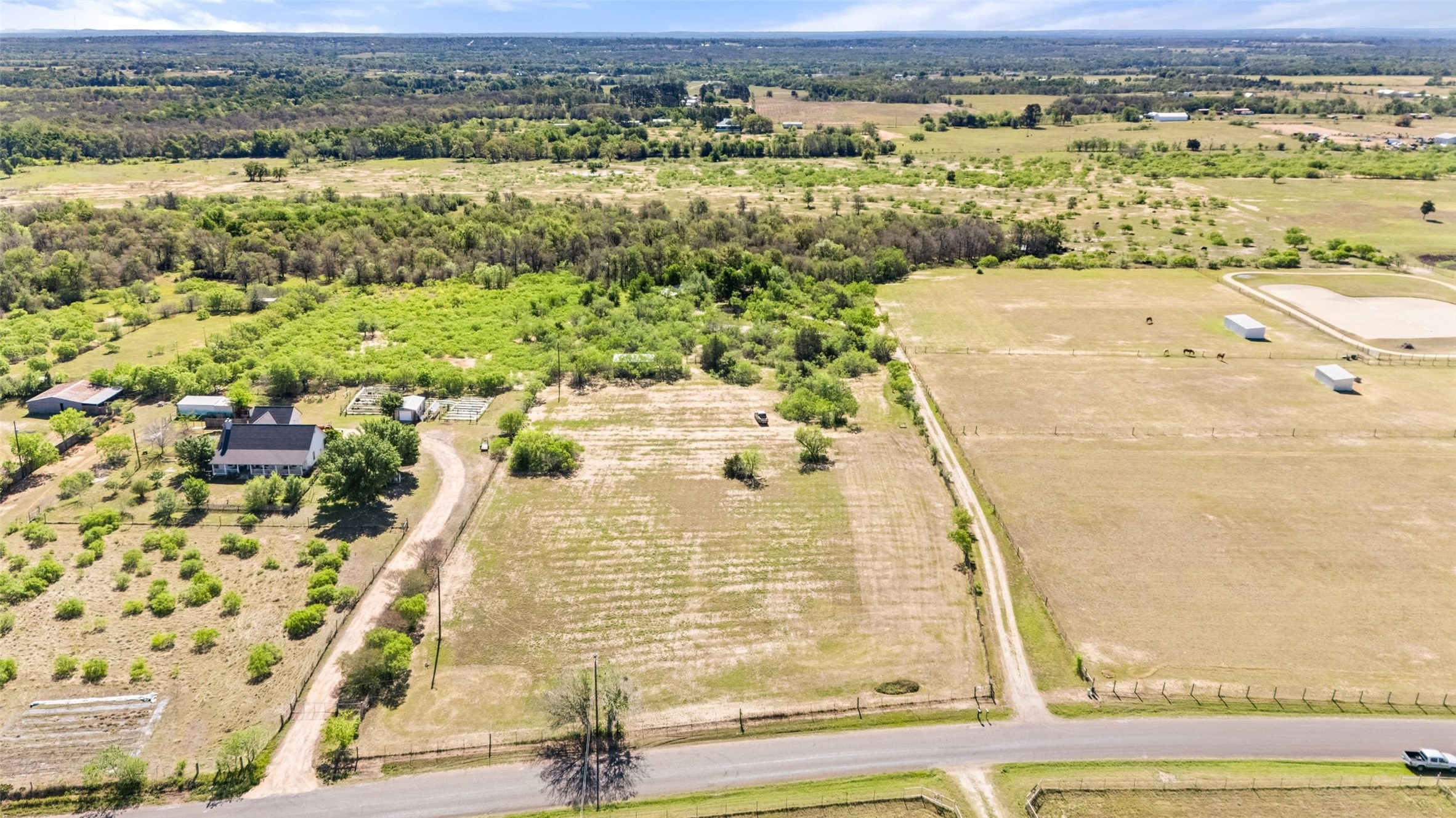 399 Upper Elgin River Road Elgin, TX 78621 - Photo 6 of 39 Aerial view of sparsely populated area