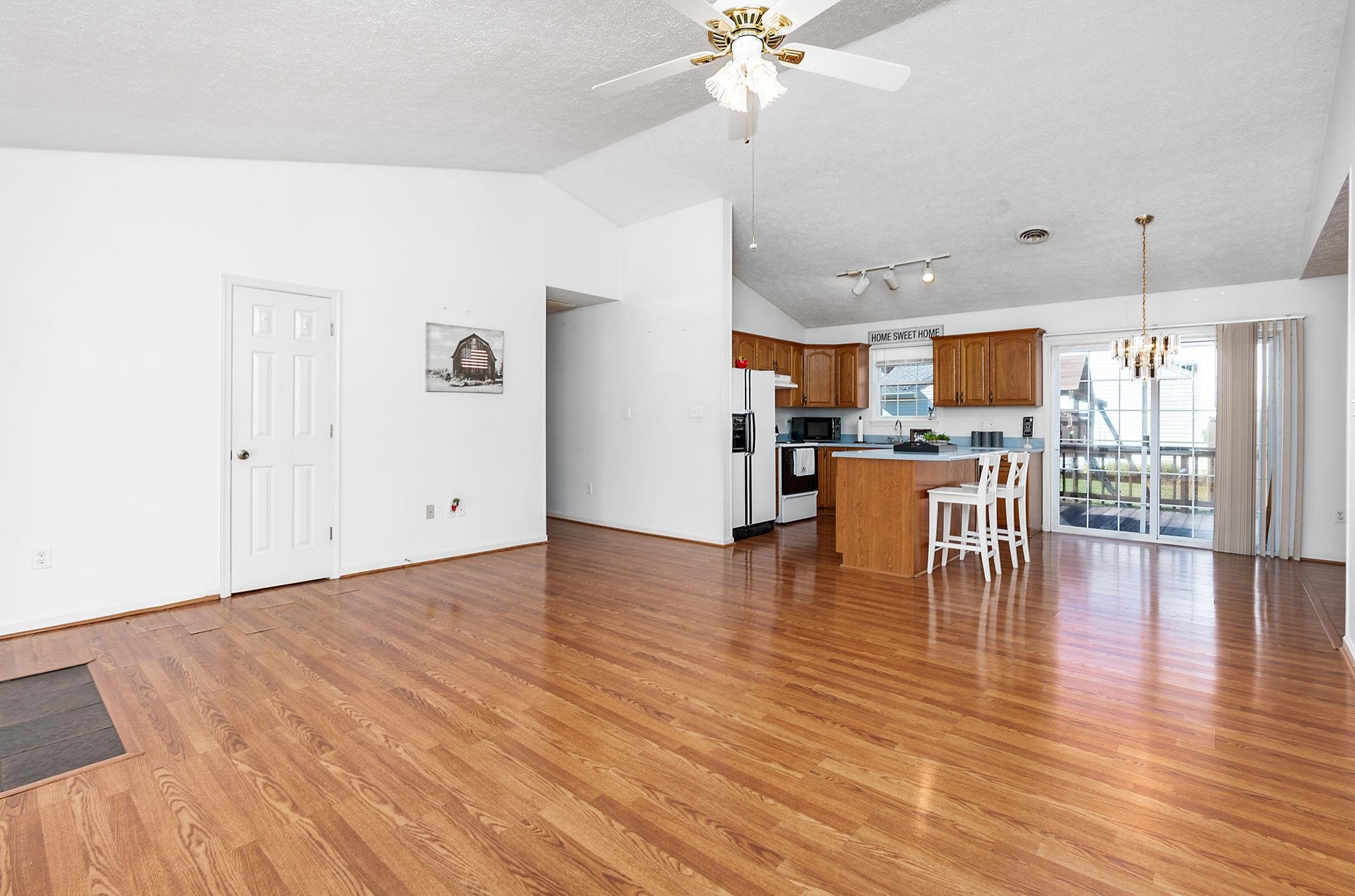 300 Robinhood Road Staunton, VA 24401 - Photo 6 of 51 a view of kitchen and dining room with wooden floor