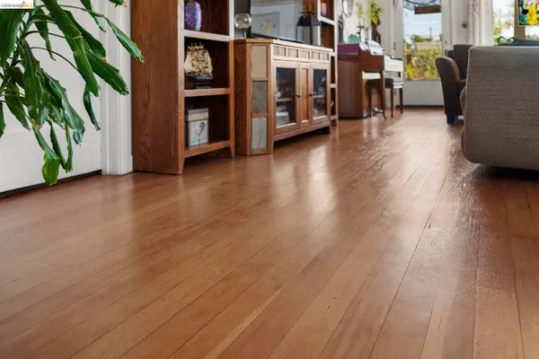 a view of a city from a balcony