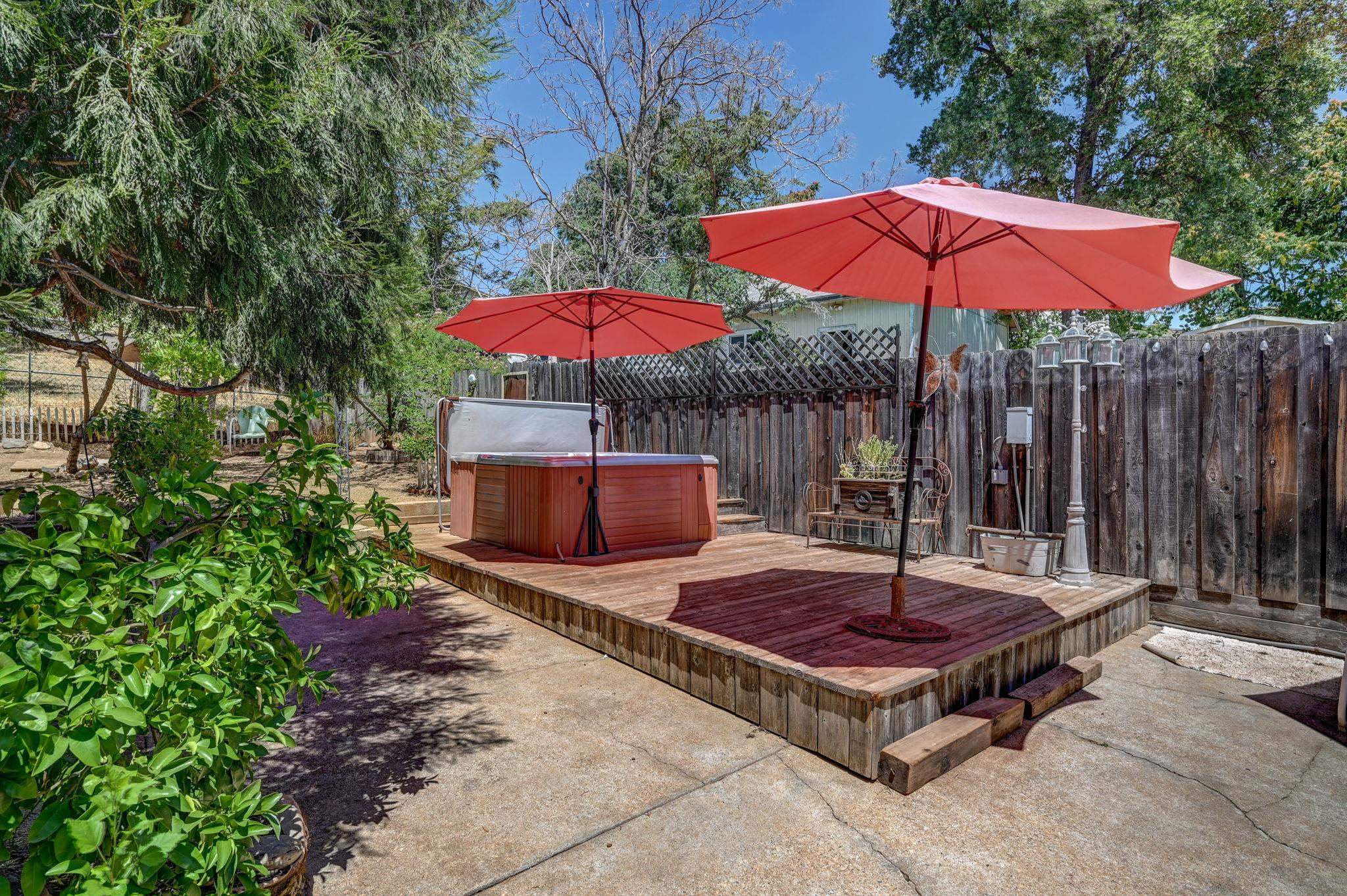 213 Main Street San Andreas, CA 95249 - Photo 42 of 53 a view of a backyard with a patio