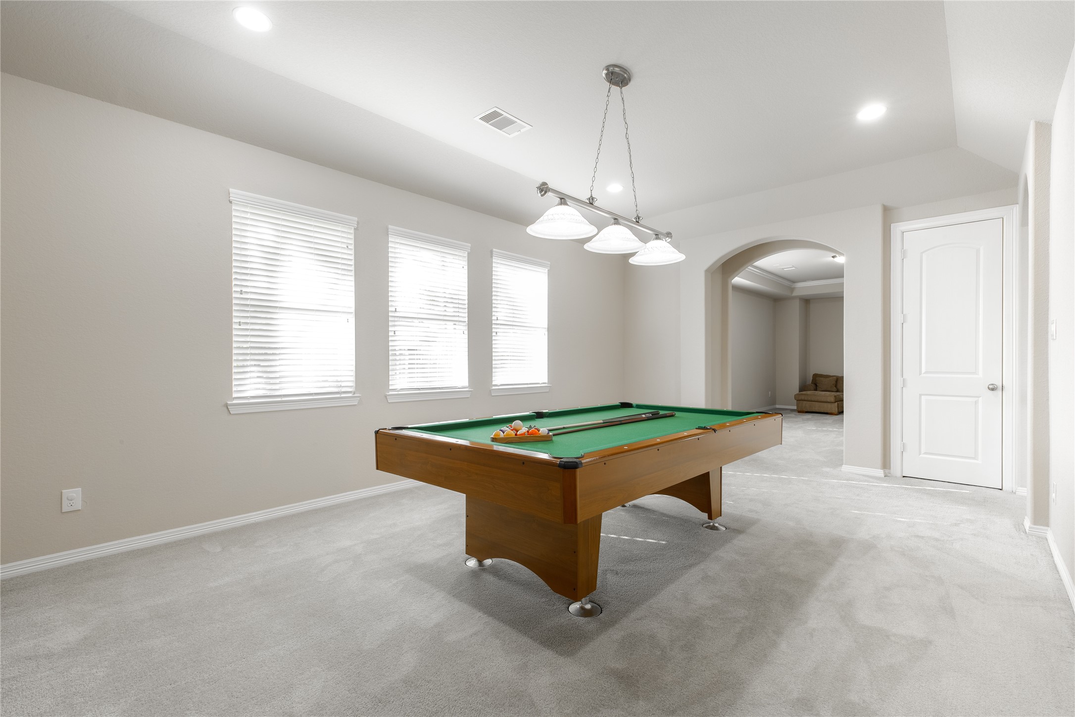 2607 Tree Swallow Bluff Path Spring, TX 77389 - Photo 25 of 50 a room with pool table and windows