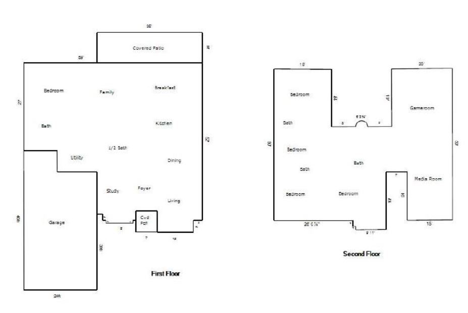 2607 Tree Swallow Bluff Path Spring, TX 77389 - Photo 47 of 50 a picture of floor plan