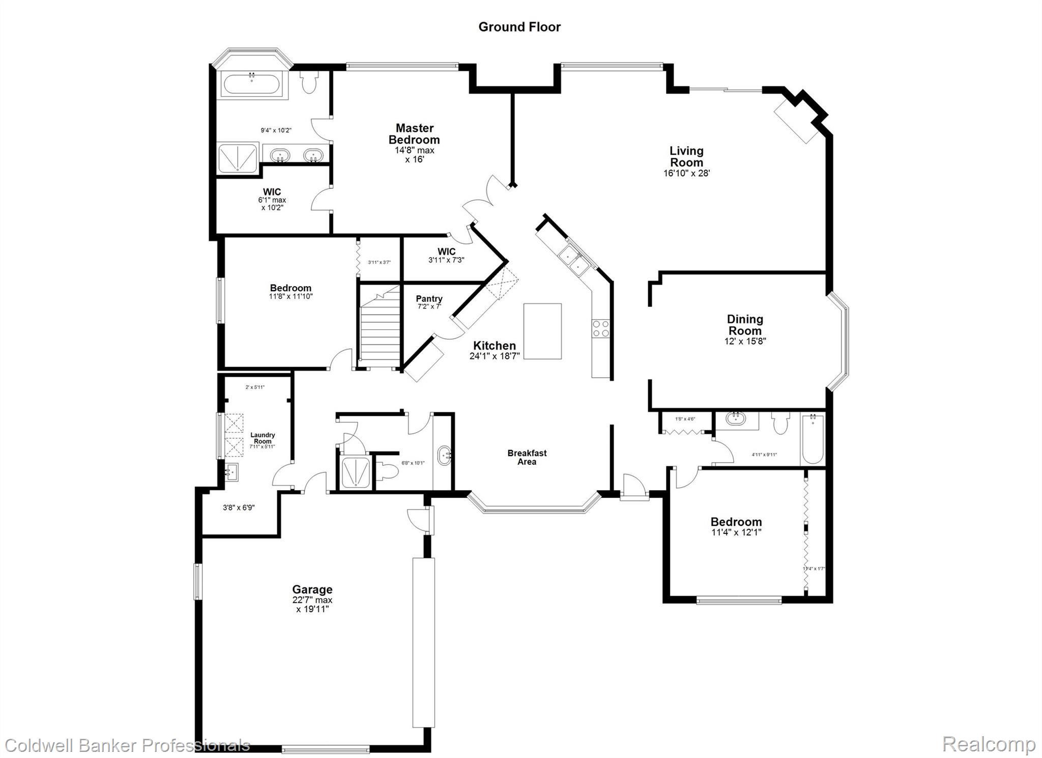 2040 Reagan Drive Rochester, MI 48309 - Photo 41 of 42 Main Floor Layout
