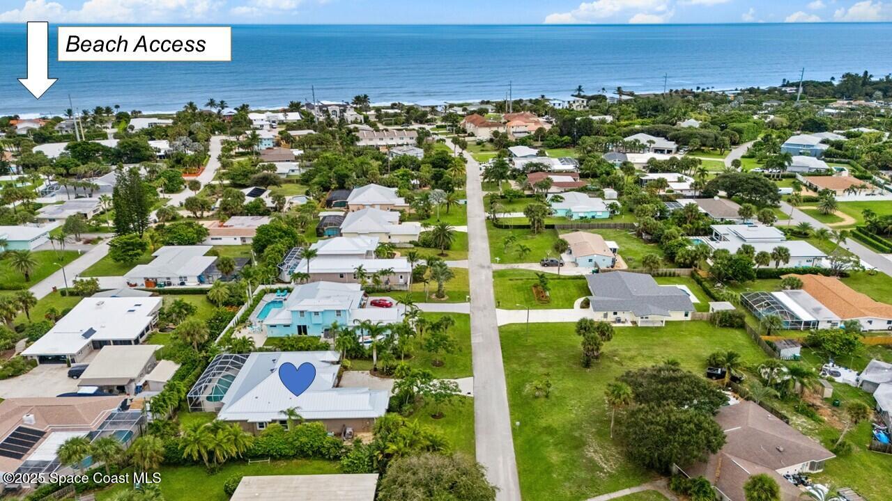 162 Miami Avenue Indialantic, FL 32903 - Photo 37 of 49 an aerial view of residential building with outdoor space