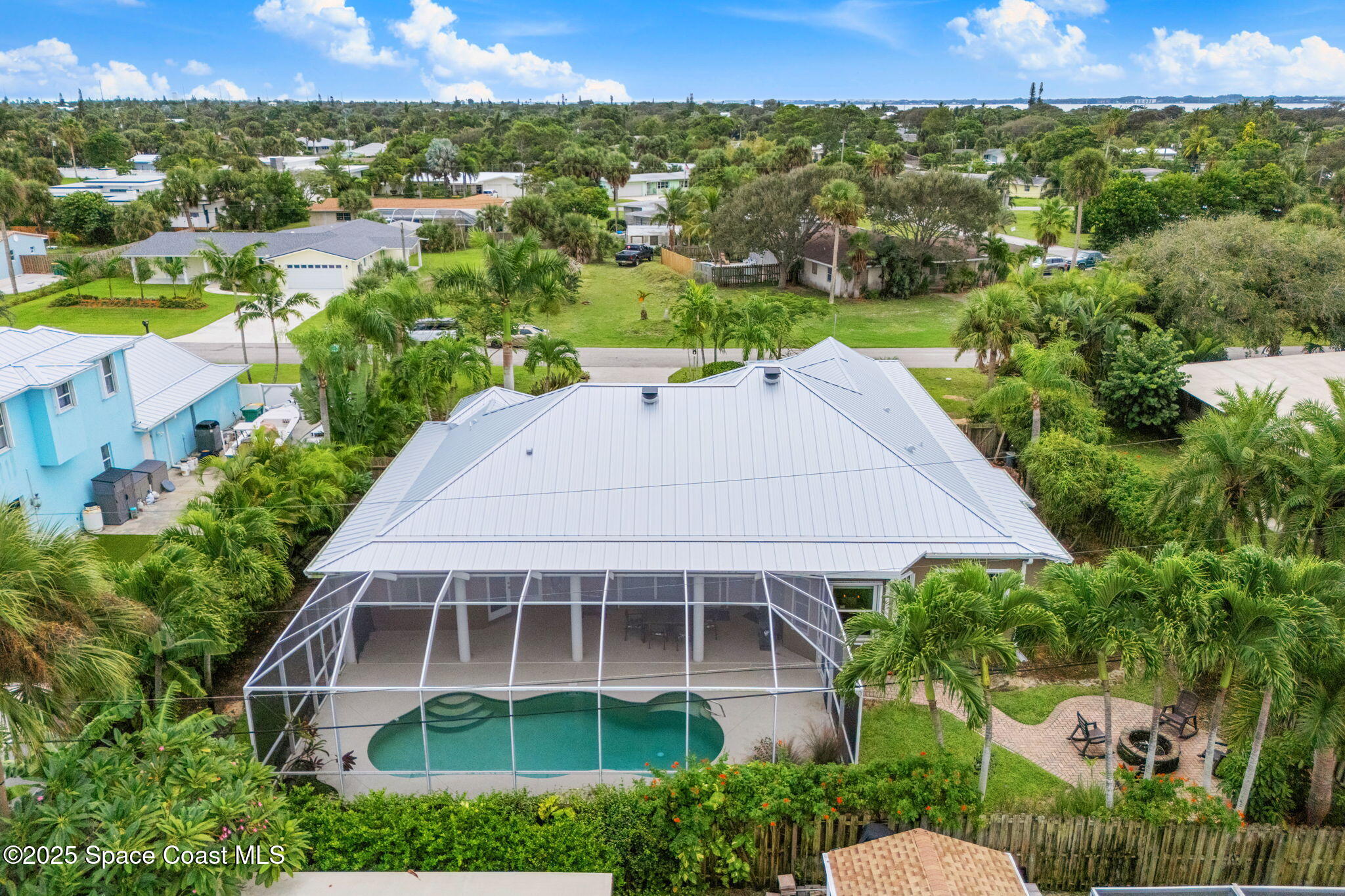 162 Miami Avenue Indialantic, FL 32903 - Photo 39 of 49 an aerial view of a house