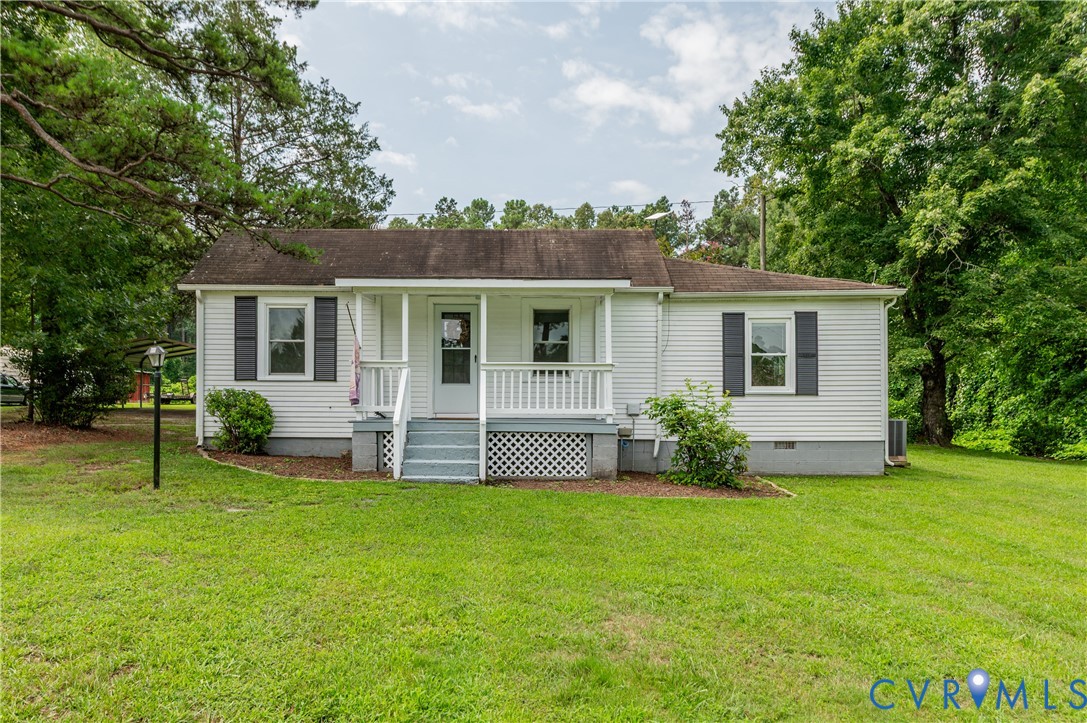 661 CCC Road Crewe, VA 23930 - Photo 35 of 38 Single-story residence featuring white siding, a c
