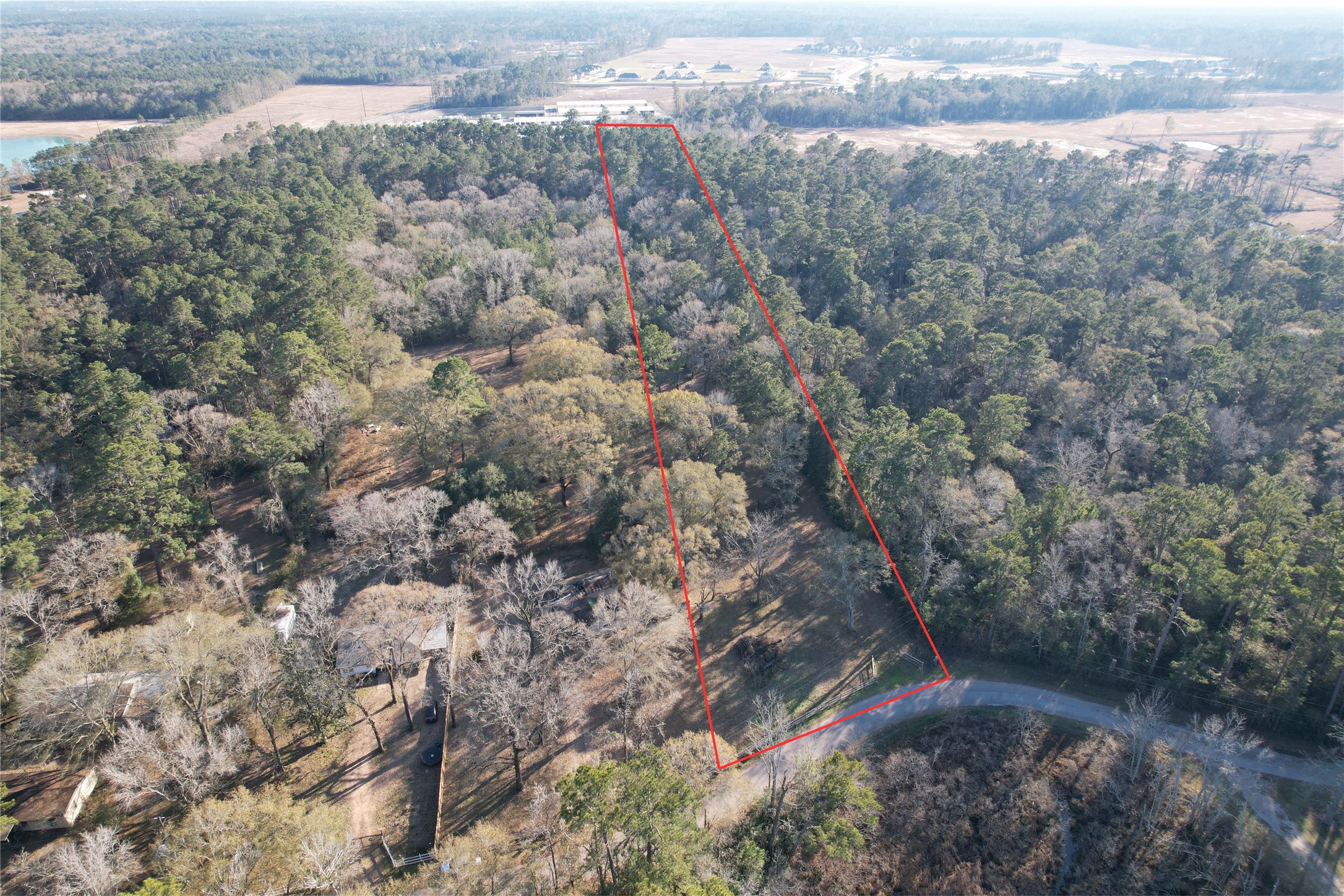 17038 Payne Road Conroe, TX 77302 - Photo 2 of 24 a view of a city and mountains