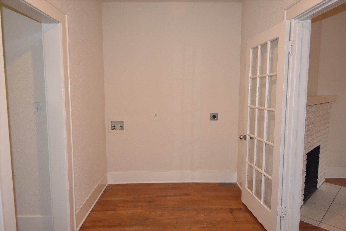 4618 Clay Street Houston, TX 77023 - Photo 13 of 20 a view of an entryway with wooden floor