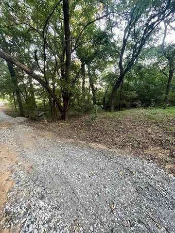 a view of an outdoor space with trees
