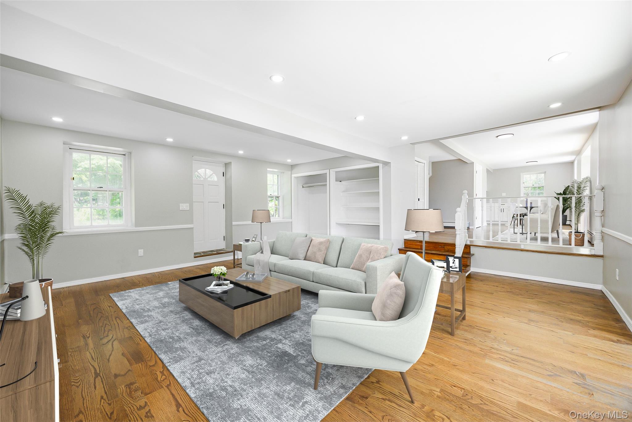 12 State Line Road Millerton, NY 12546 - Photo 3 of 18 a living room with furniture and wooden floor