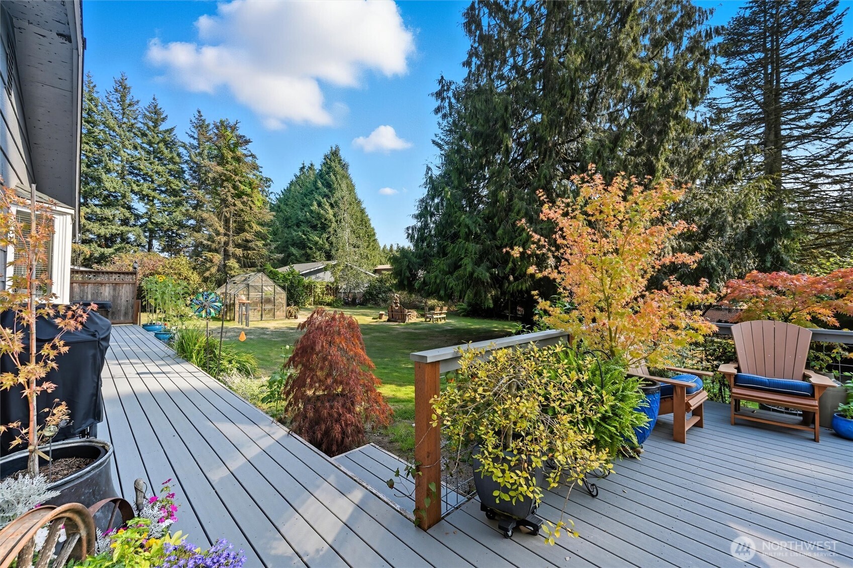 1125 Lattimore Road Ferndale, WA 98248 - Photo 28 of 39 a view of balcony with wooden floor and outdoor seating