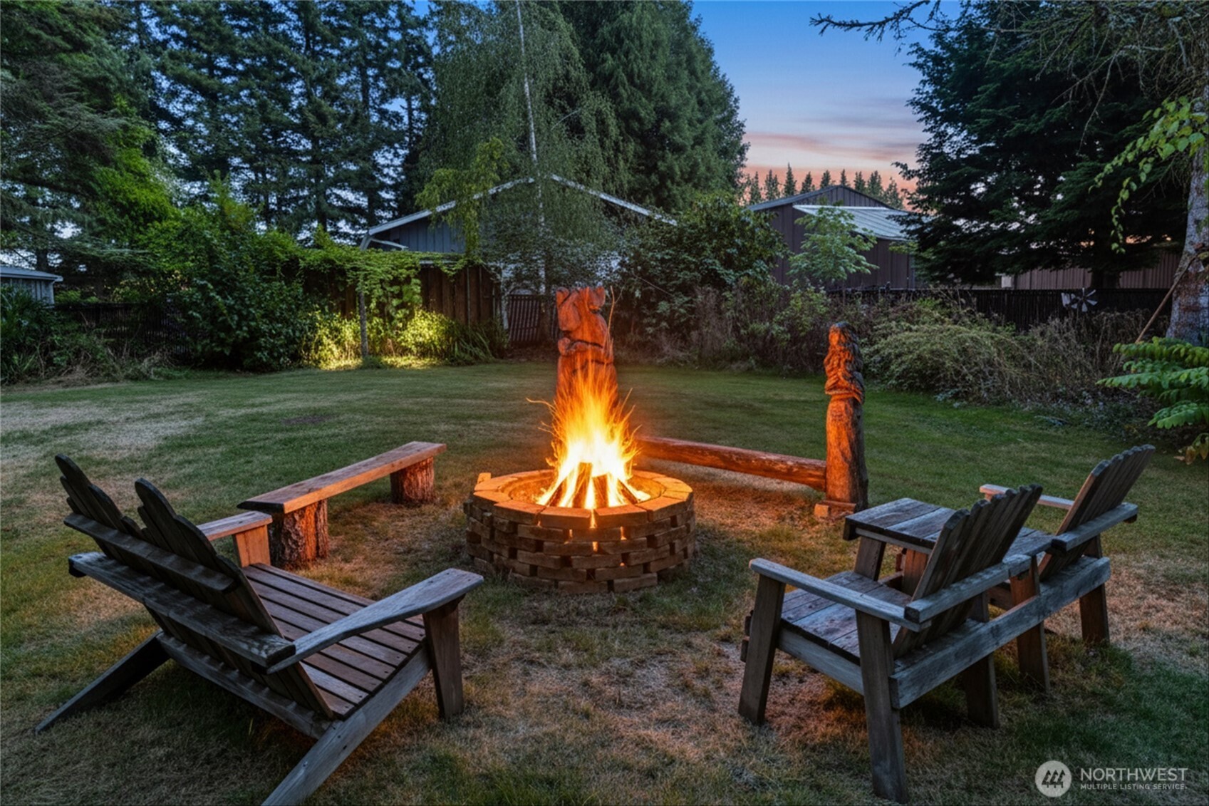 1125 Lattimore Road Ferndale, WA 98248 - Photo 38 of 39 an outdoor sitting area with furniture and a yard
