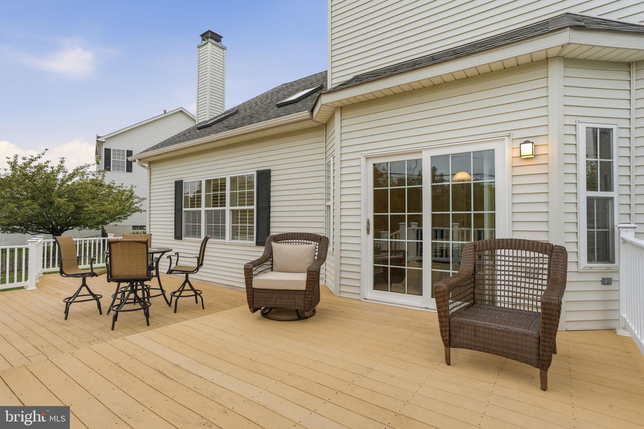 139 Statesman Road Chalfont, PA 18914 - Photo 56 of 64 a roof deck with a table and chairs