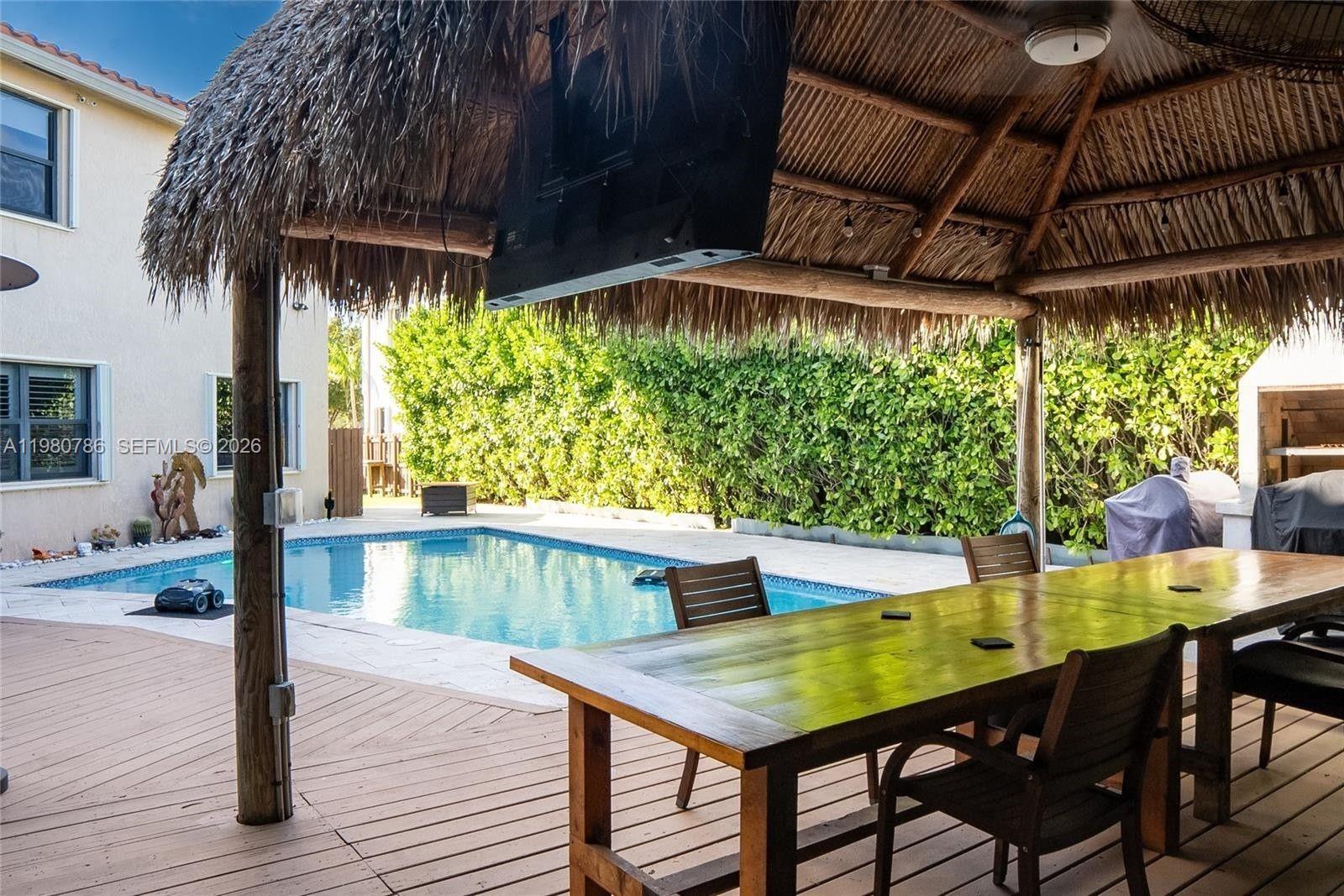 17343 Southwest 155th Court Miami, FL 33187 - Photo 10 of 40 ENJOY A NICE DINNER RIGHT HERE AT YOUR TIKI BAR!