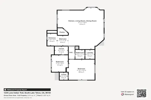 $1,225,000 | 1238 Lone Indian Trail, South Lake Tahoe, CA 96150