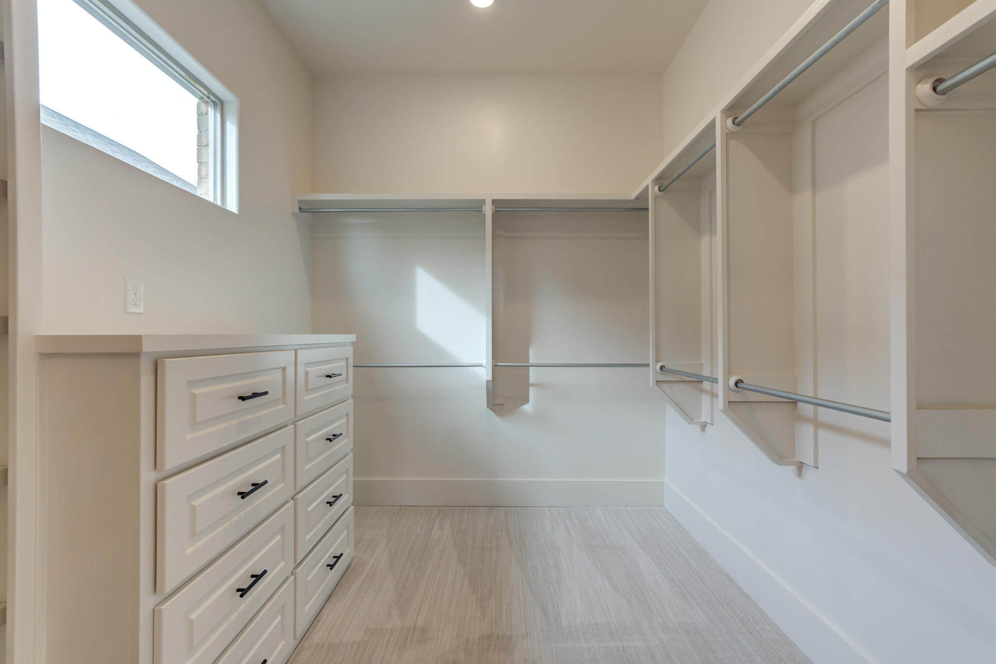 3516 141st Street Lubbock, TX 79423 - Photo 34 of 56 a view of walk in closet with empty racks