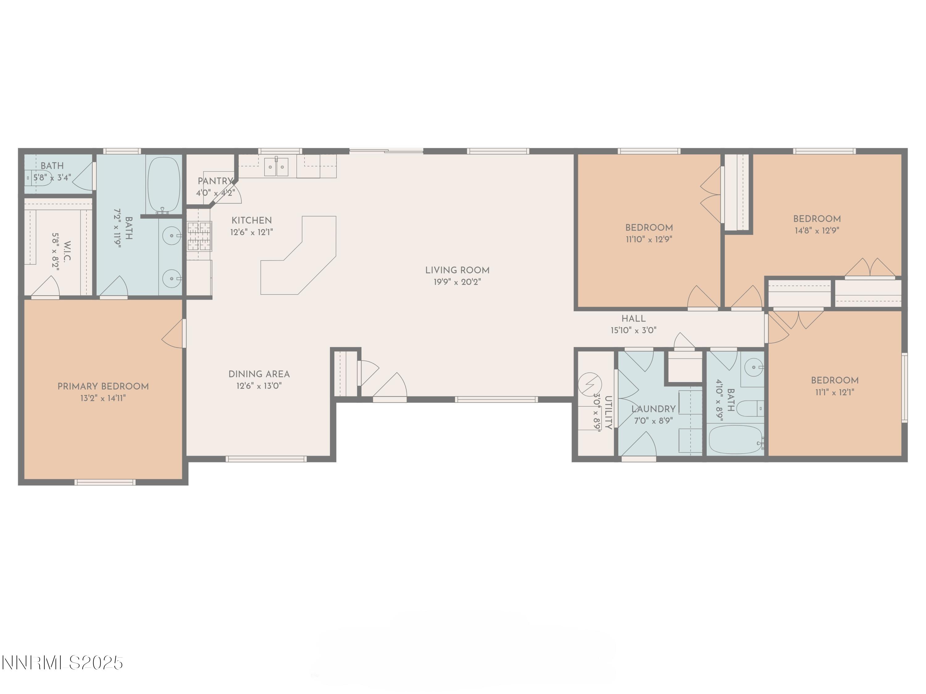 170 Blue Ridge Road Battle Mountain, NV 89820 - Photo 42 of 42 170 Blue Ridge Rd. Earth Tone Floor Plan