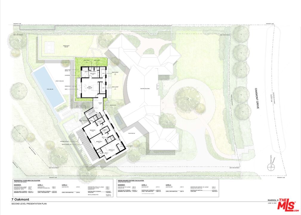 7 Oakmont Drive Los Angeles, CA 90049 - Photo 13 of 14 a black and white photo of a living room