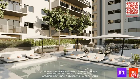 a view of a patio with swimming pool table and chairs