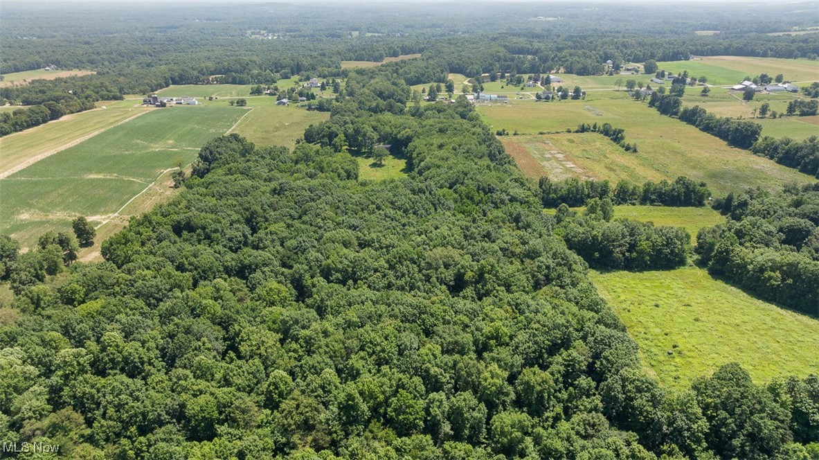 16990 Nash Road Middlefield, OH 44062 - Photo 36 of 45 Aerial view of sparsely populated area with a forest