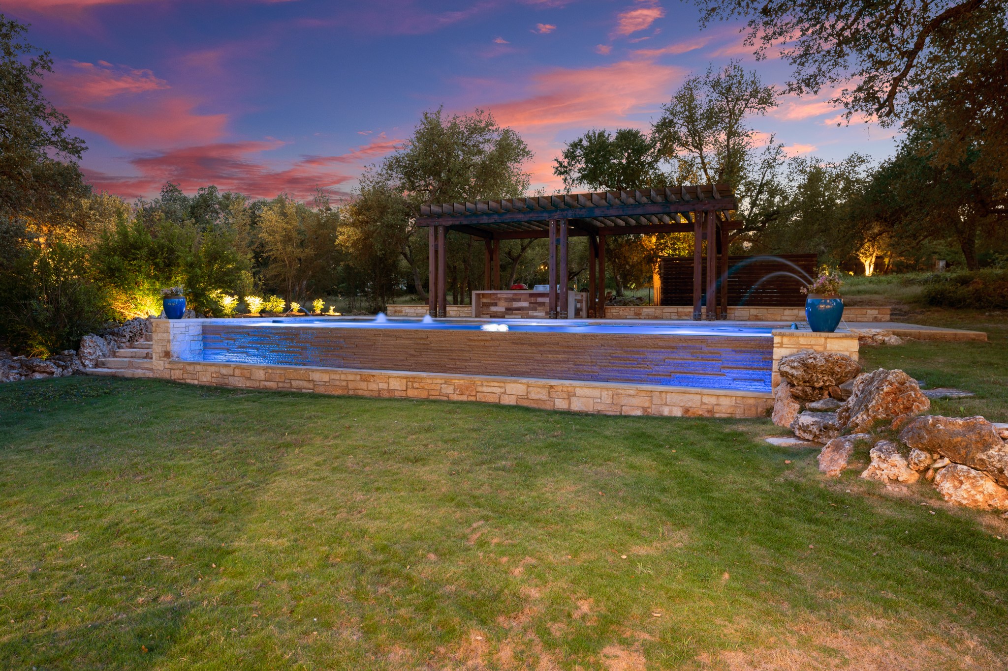 11002 Foundation Road Austin, TX 78726 - Photo 23 of 40 a view of a house with swimming pool and sitting area