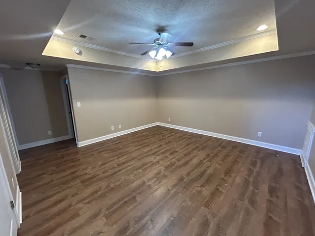 wooden floor in an empty room