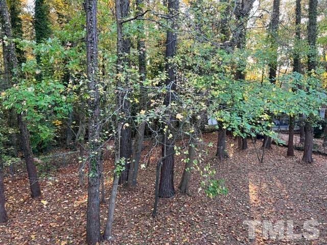 3600 Star Trek Court Raleigh, NC 27604 - Photo 6 of 25 a backyard of a house with lots of trees