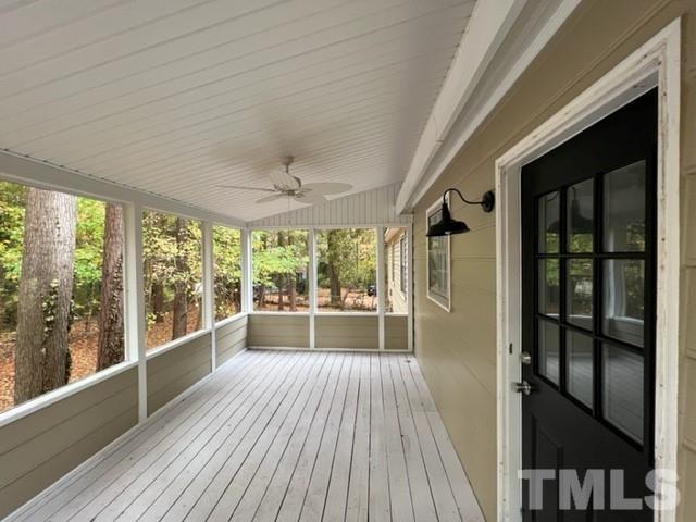 3600 Star Trek Court Raleigh, NC 27604 - Photo 9 of 25 a view of empty room with wooden floor and fan