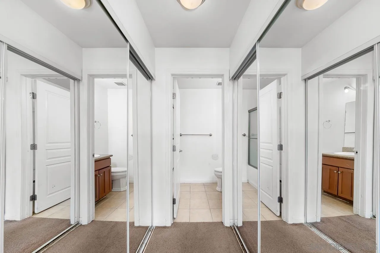 174 Chambers Street, Unit 1 El Cajon, CA 92020 - Photo 22 of 37 a bathroom with a shower and a glass door