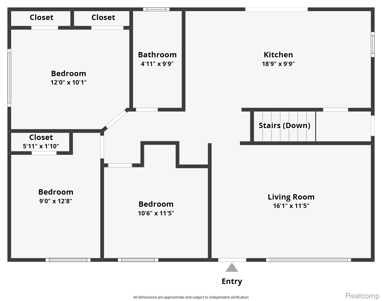 1187 Juneau Road Ypsilanti, MI 48198 - Photo 39 of 39 View of floor plan / room layout