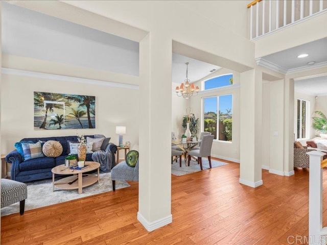 a view of livingroom with furniture and wooden floor