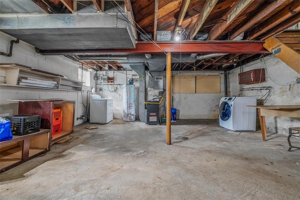 711 Beulah Road Pittsburgh, PA 15235 - Photo 34 of 35 a view of empty room with wooden ceiling