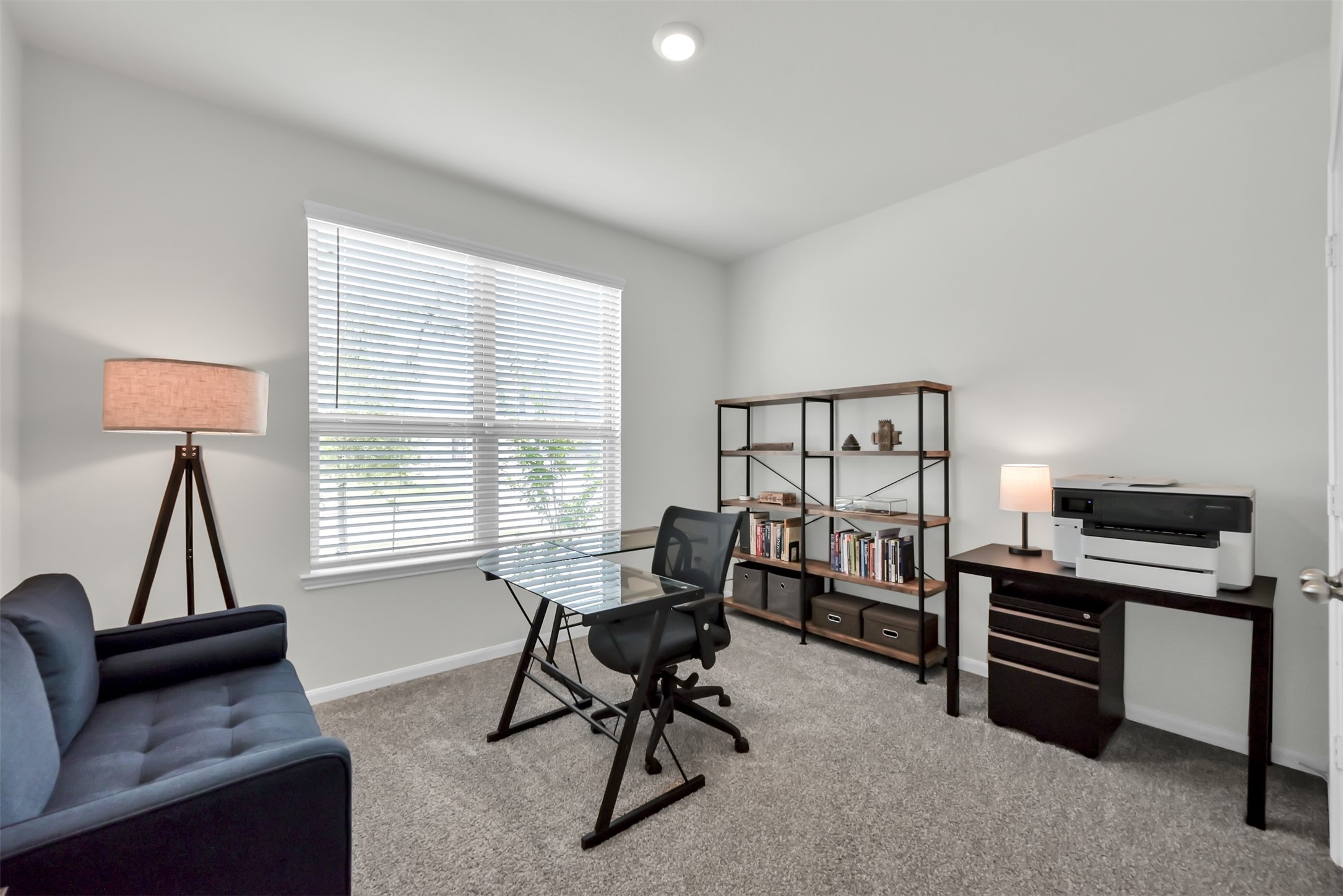 14243 Volcano Perch Drive Conroe, TX 77384 - Photo 17 of 25 Bedroom #4 of 4 is located at the front of the home and makes for a great office