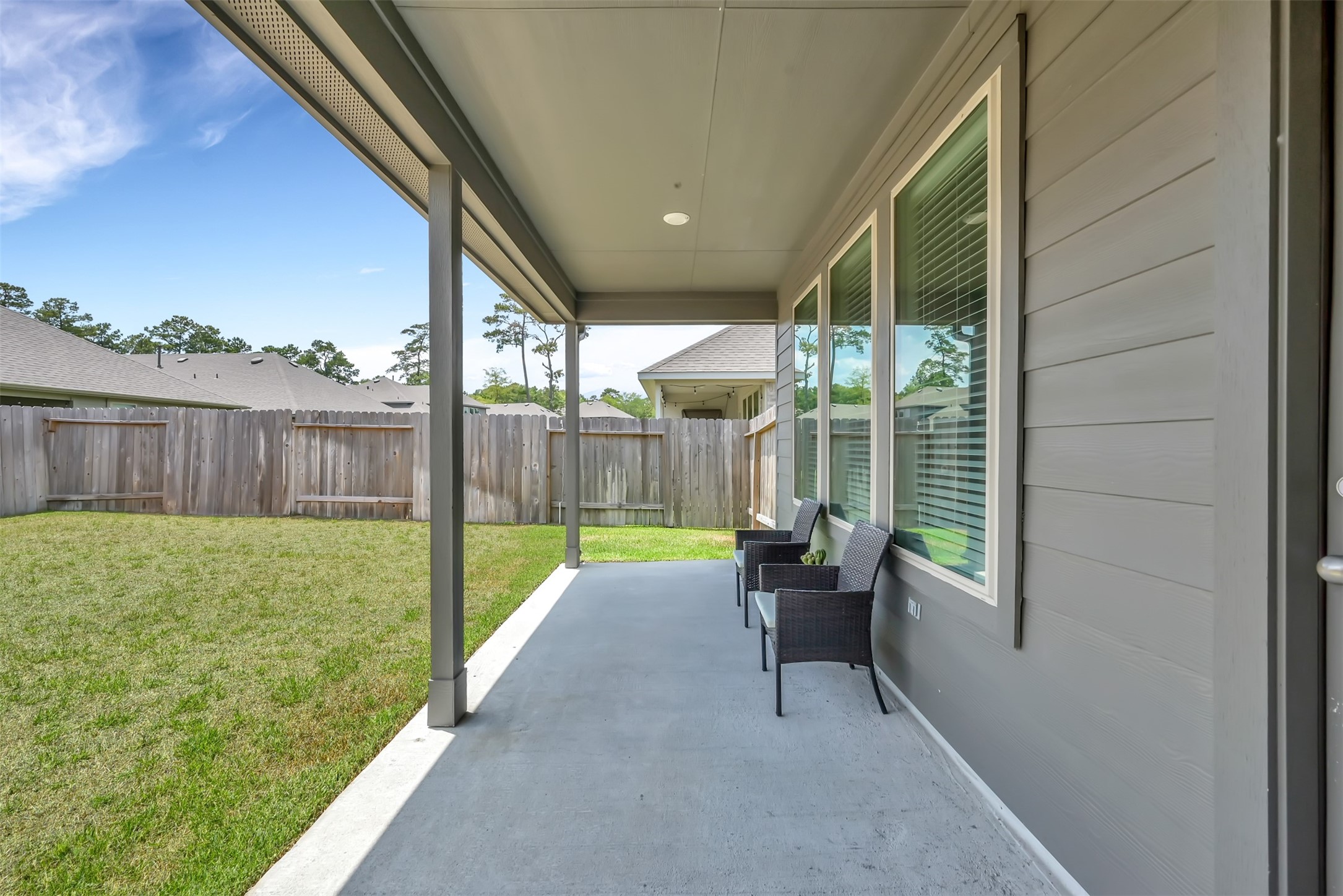 14243 Volcano Perch Drive Conroe, TX 77384 - Photo 22 of 25 Covered back porch