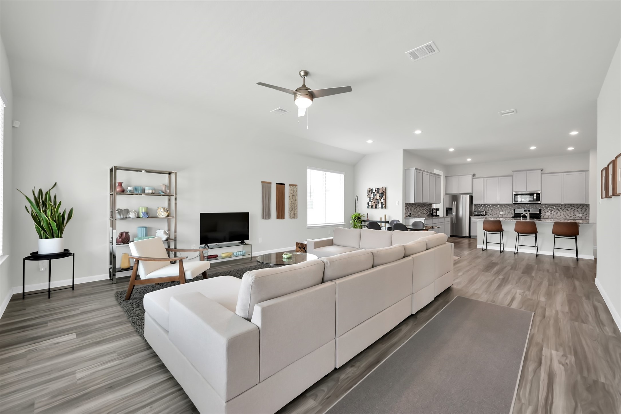 14243 Volcano Perch Drive Conroe, TX 77384 - Photo 6 of 25 Large living room with plenty of space for large furniture pieces