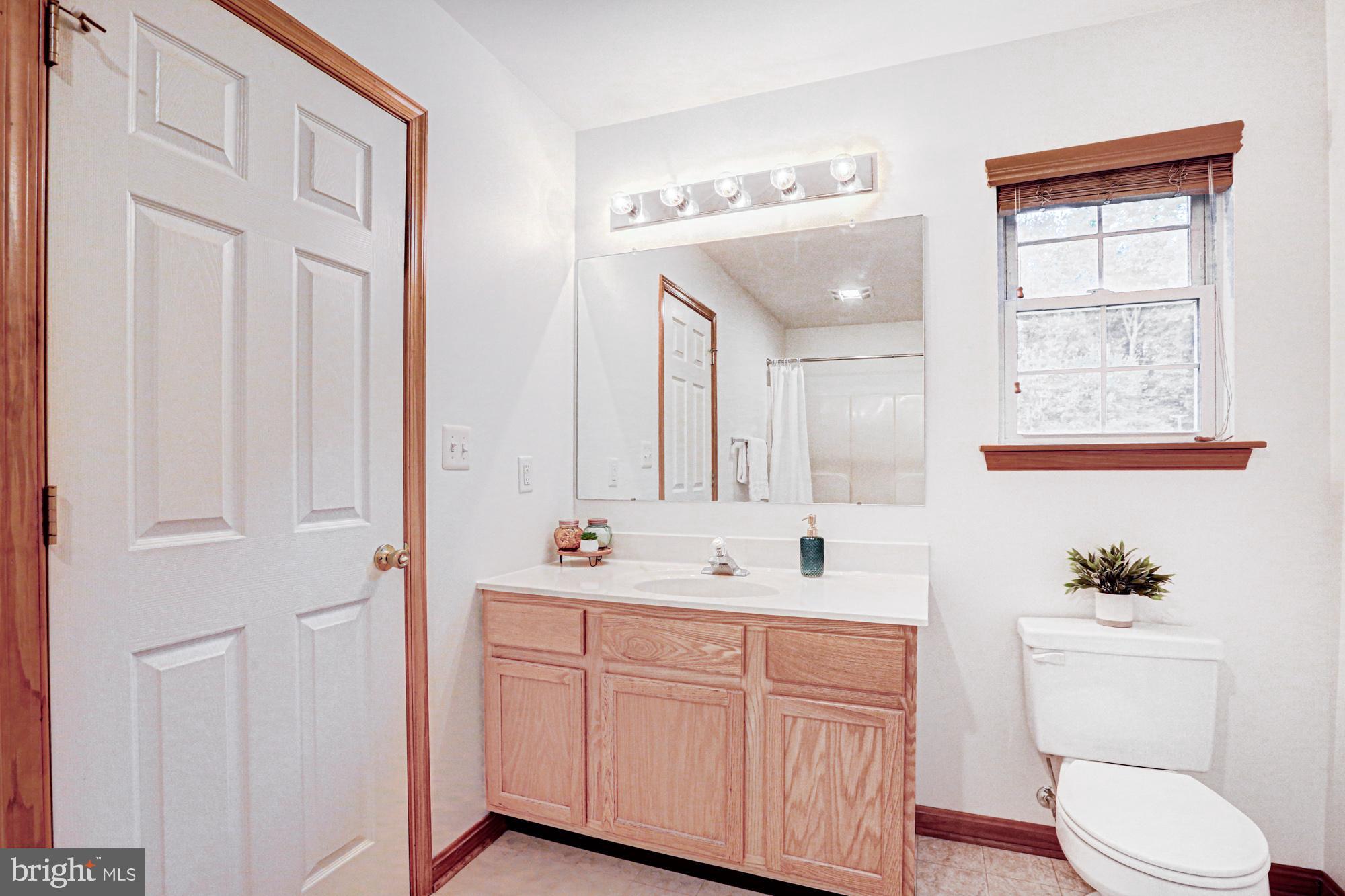 230 Tina Marie Lane Smyrna, DE 19977 - Photo 47 of 83 a bathroom with a granite countertop sink toilet and mirror