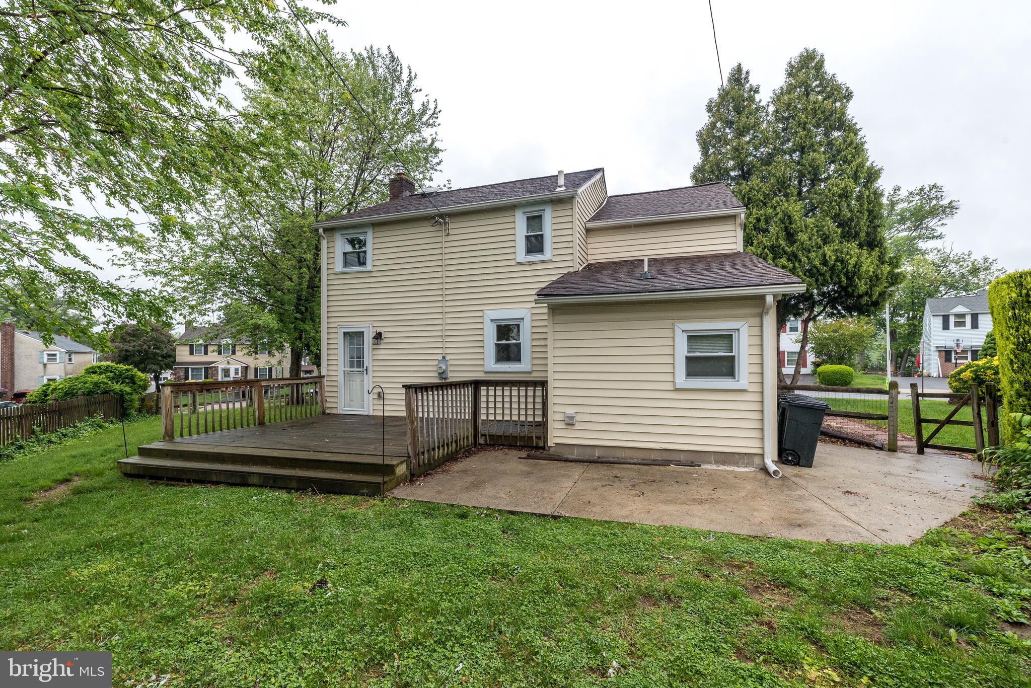 1425 Leedom Road Havertown, PA 19083 - Photo 41 of 46 a view of a house with a backyard