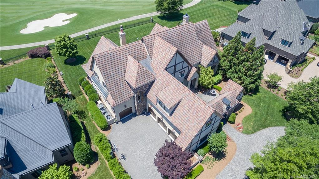 204 Eagle Bend Drive Waxhaw, NC 28173 - Photo 24 of 24 an aerial view of a house with garden space and street view
