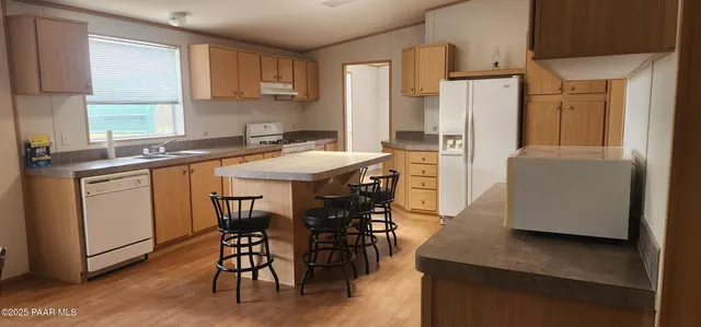 a view of an front door