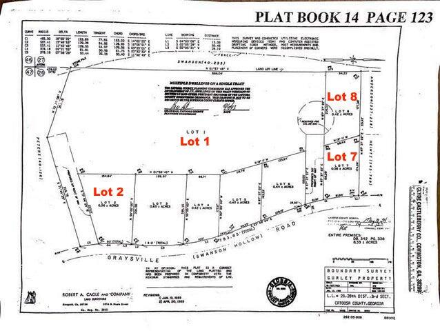 Swanson Rd_Plat Map