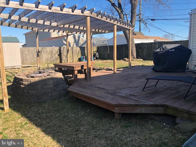 3119 Sollers Point Road Baltimore, MD 21222 - Photo 26 of 27 VIEW IN TO YARD FROM DECK AREA