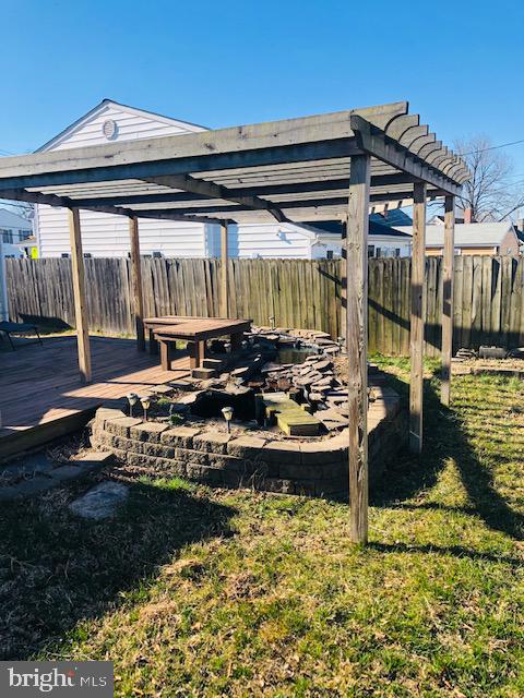 3119 Sollers Point Road Baltimore, MD 21222 - Photo 27 of 27 POND WITH PERGOLA