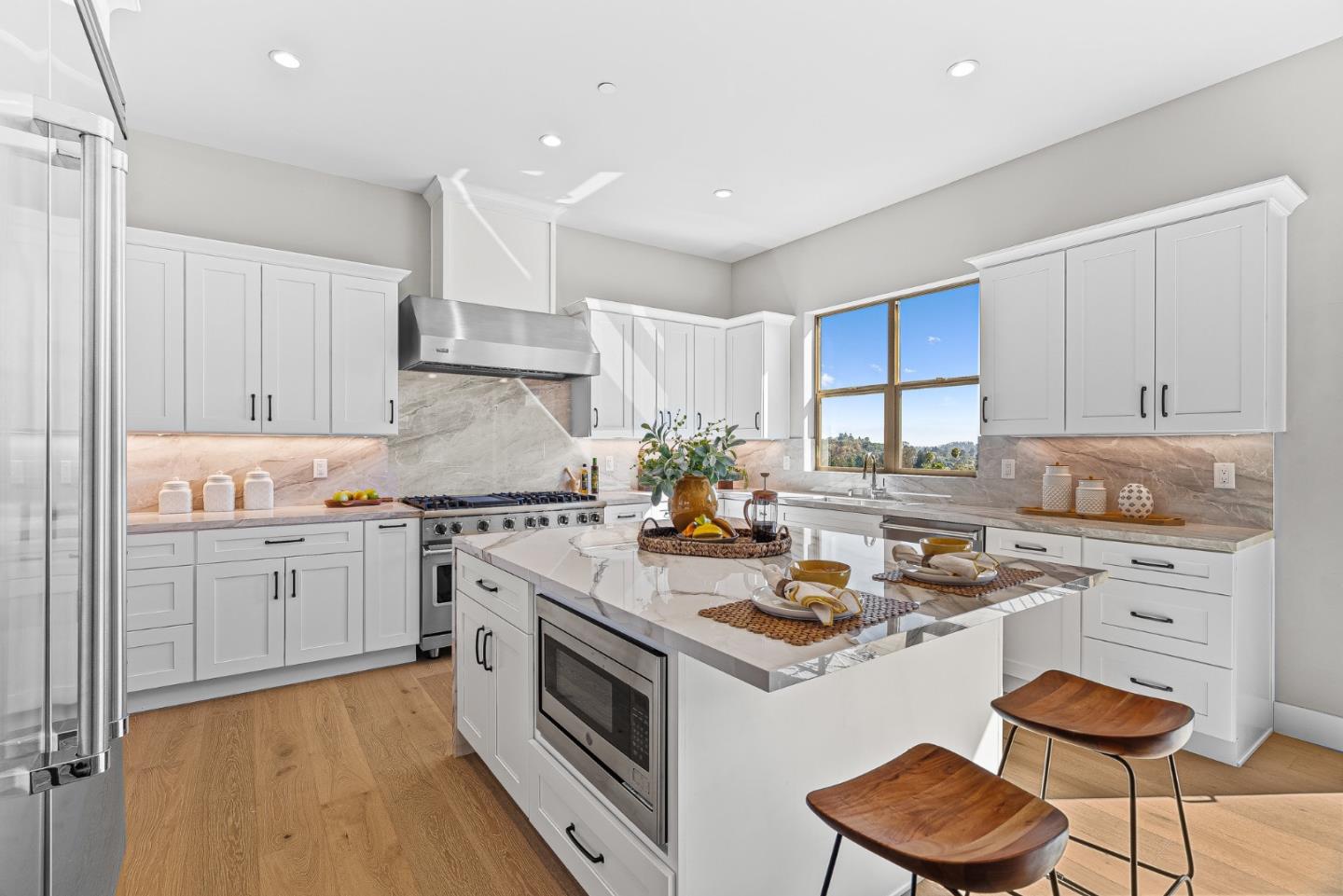 50 Indy Circle Soquel, CA 95073 - Photo 12 of 71 a kitchen with a stove a sink and cabinets