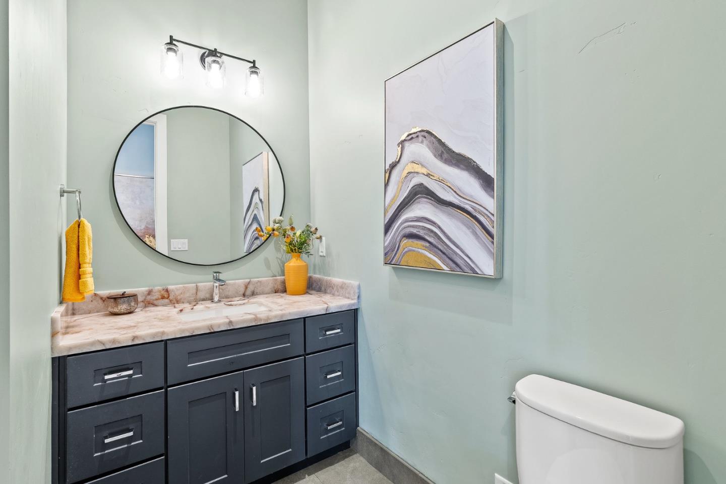 50 Indy Circle Soquel, CA 95073 - Photo 48 of 71 a bathroom with a sink and a mirror
