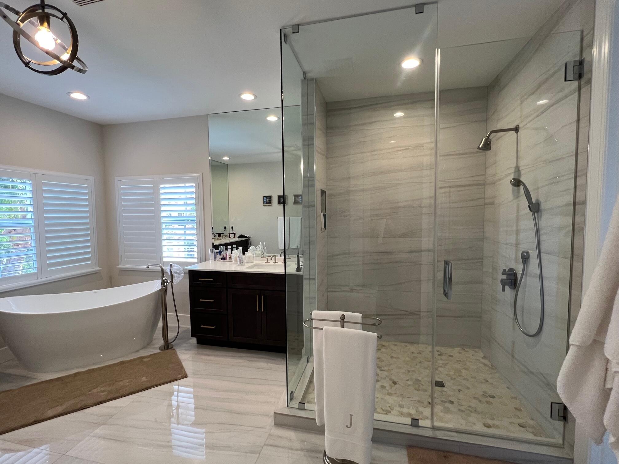 617 Northeast Francesca Lane Boca Raton, FL 33487 - Photo 30 of 52 Large Walk-in Master Shower
