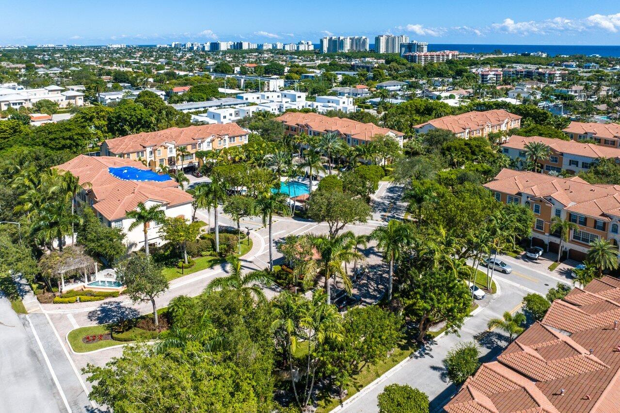 617 Northeast Francesca Lane Boca Raton, FL 33487 - Photo 47 of 52 Aerial Community Entrance